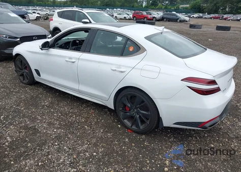 2023 Genesis G70 3.3T Awd из США, поврежденный, VIN KMTG54TE9PU119572